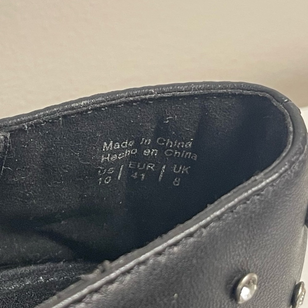 ALDO Marylina Studded Ballet with Buckle in Black‎ Leather - Picture 8 of 8